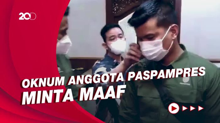 Momen Gibran Copot Paksa Masker Paspampres yang Pukul Sopir Truk