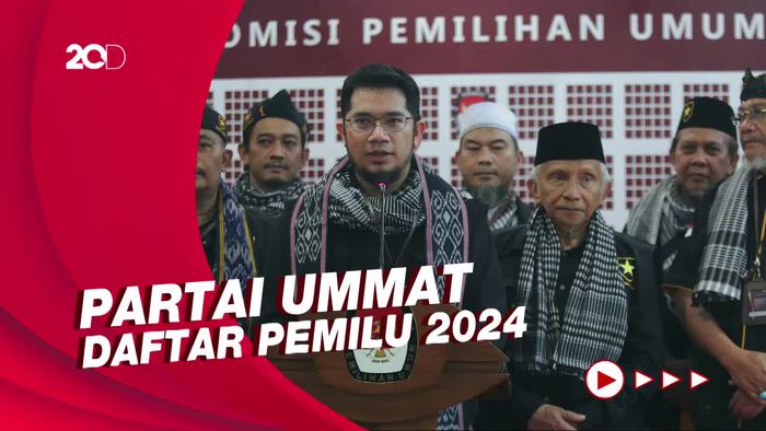 Partai Ummat Daftar ke KPU, Amien Rais: Tegakkan Keadilan, Lawan Kezaliman