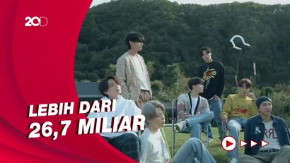 Daebak! BTS Jadi Artis Paling Banyak Ditonton di YouTube