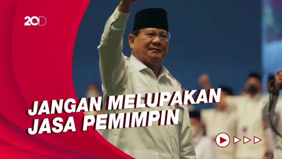 Prabowo Tak Lupa Menyanjung Jokowi di Rapimnas Gerindra