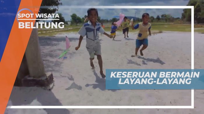Bermain Bersama Anak-anak dengan Penuh Kegembiraan, Belitung