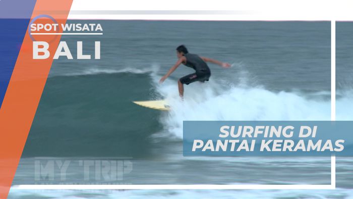 Menaklukan Ombak dengan Berselancar di Pantai Keramas, Bali
