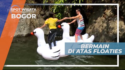 Curug Putri Kencana, Seru-seruan Habiskan Waktu Bermain Floaties Air yang Jernih, Bogor