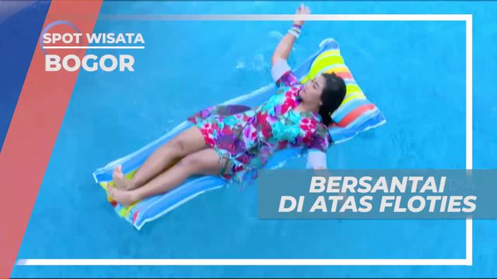Bersantai di Atas Floaties Menikmati Suasana Sejuk Kota Bogor