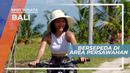Bersepeda Menjelajahi Area Persawahan di Ubud Bali