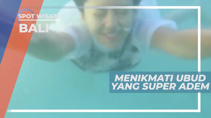 Berenang di Kolam Renang Penginapan Ubud Bali