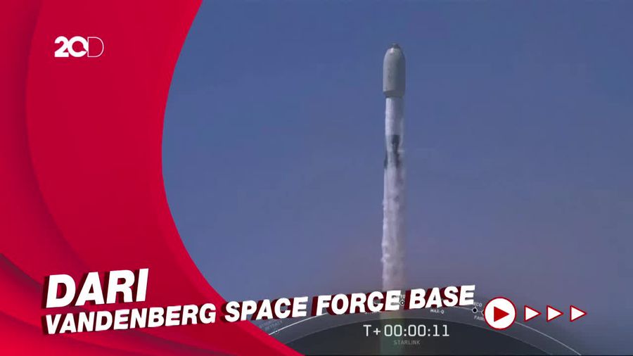 Falcon 9 Luncurkan 46 Satelit Starlink