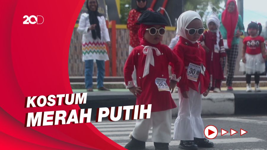 Aksi Menggemaskan Bocah Parepare Ikut Fashion Show ala CFW