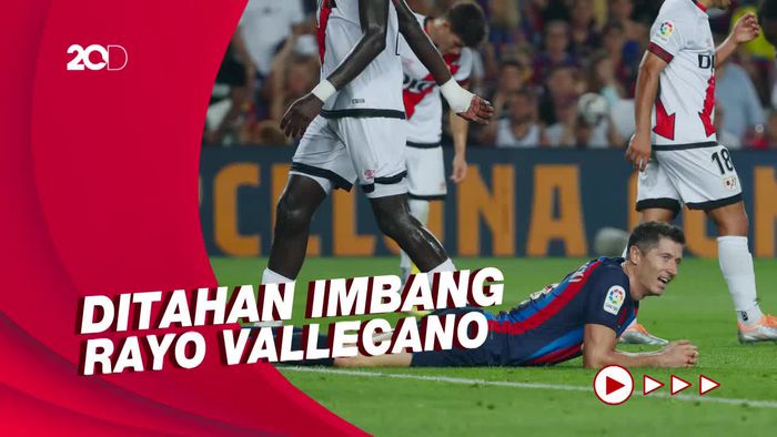 Debut Lewandowski Cs Berakhir Imbang, Xavi: Malu dengan Hasilnya
