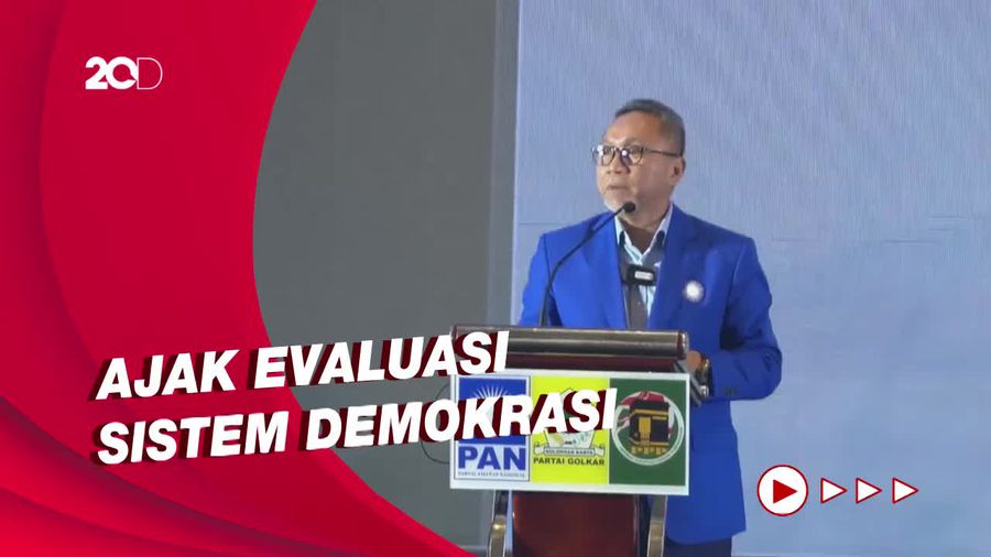 Zulhas Bacakan Visi Misi KIB: Akhiri Politik Identitas, Lahirkan Gagasan