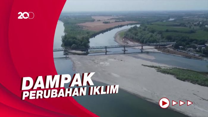Gelombang Panas Melanda Eropa, Sungai di Italia Menyusut Drastis