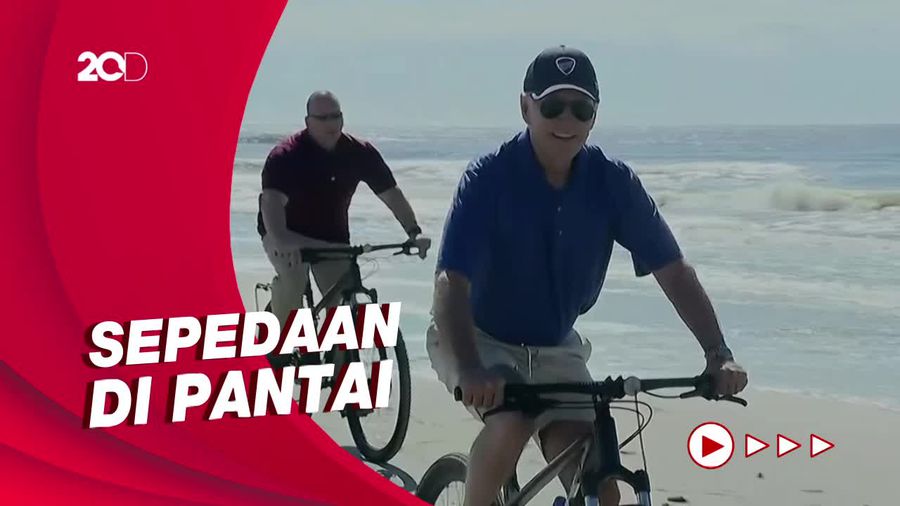 Gaya Joe Biden Nikmati Hari Libur