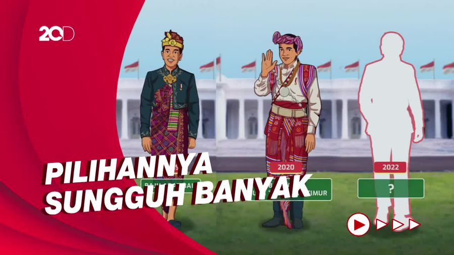 Jokowi Ajak Warganet Tebak Pakaian Adat di HUT Ke-77 RI