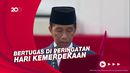 Momen Pengukuhan 68 Anggota Paskibraka oleh Presiden Jokowi