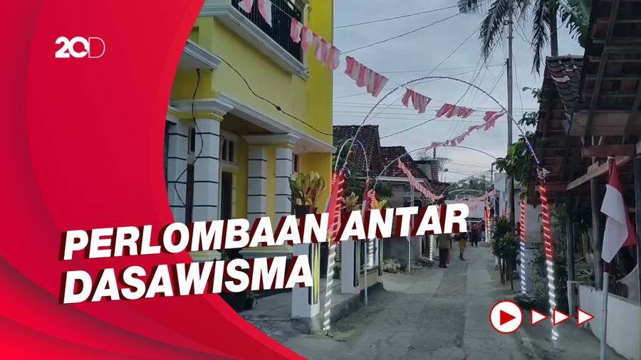Melihat Antusiasme Warga Kulon Progo Pasang Seribu Lampu untuk HUT RI