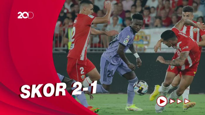 Sempat Tertinggal, Real Madrid Berhasil Taklukkan Almeria