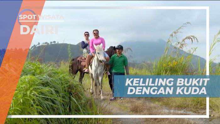 Berkuda Sambil Menikmati Indahnya Pemandangan Alam Perbukitan, Dairi