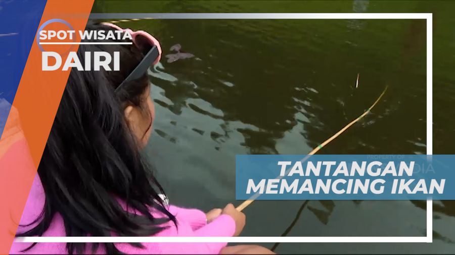 Adu Keahlian Memancing di Kolam Ikan Kawasan Taman Wisata, Dairi