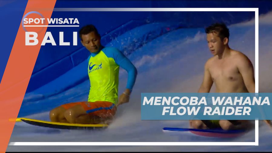 Flow Rider, Melatih Kemampuan Berselancar dengan Ombak Buatan, Bali