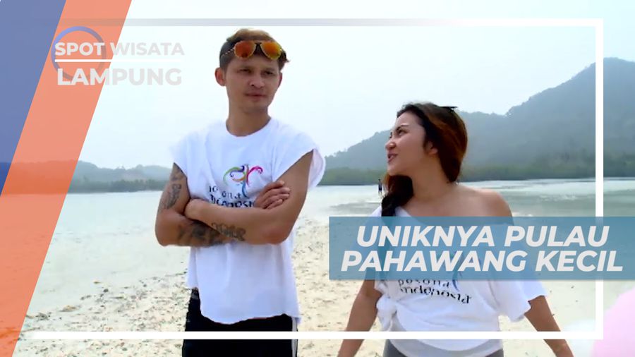 Hamparan Pasir Pulau Pahawang Kecil yang Indah, Lampung