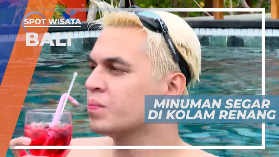 Minuman Segar Menambah Betah Bersantai di Kolam, Bali