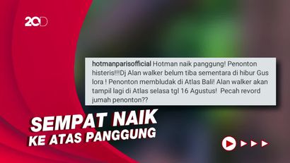 Momen Hotman Paris Bertemu DJ Alan Walker di Bali