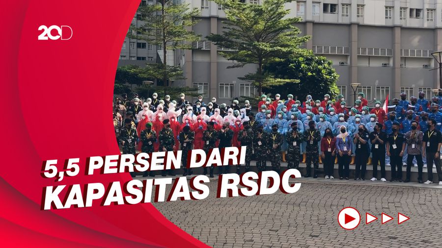 212 Pasien Covid-19 Dirawat di RSDC Wisma Atlet Kemayoran