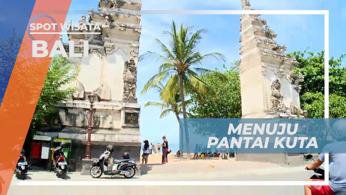 Serunya Bermotor Menuju Pantai Kuta, Bali