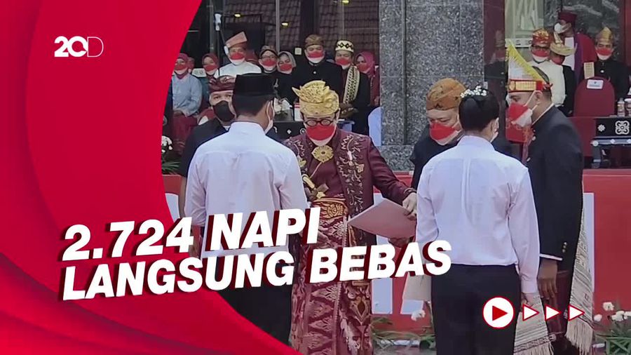168 Ribu Narapidana Peroleh Remisi di Hari Kemerdekaan