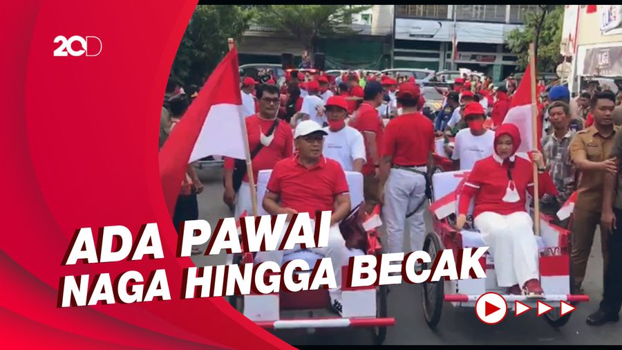 Cara Warga Makassar Rayakan HUT ke-77 RI