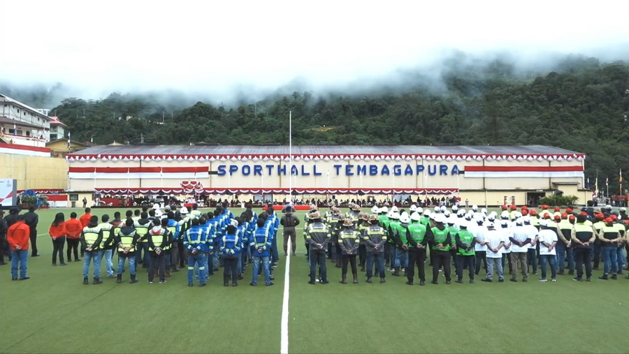 Kehikmatan dan Kemeriahan Upacara Hari Kemerdekaan Indonesia di Tembagapura