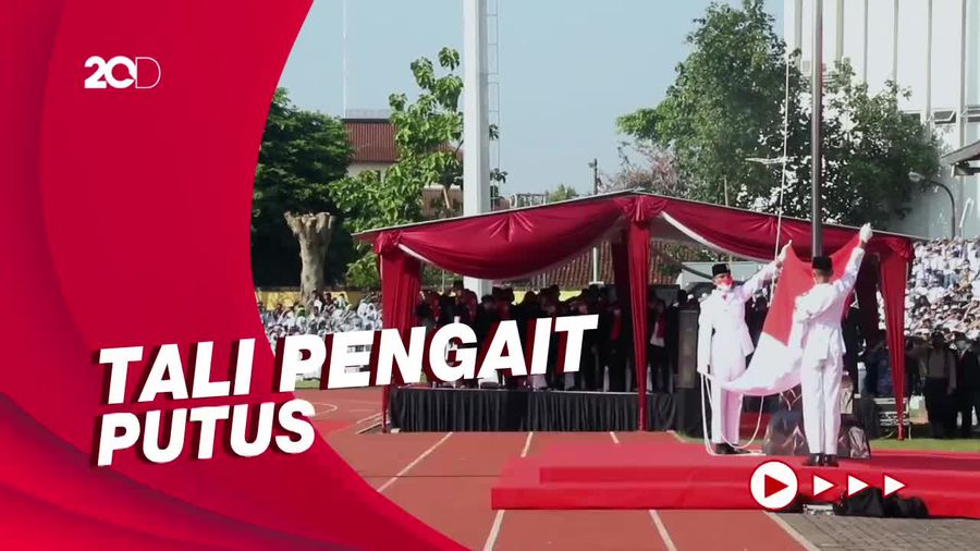  Tali Putus, Merah Putih Gagal Berkibar di Upacara HUT RI Pemkot Solo 