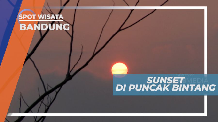 Indahnya Cahaya Senja dari Atas Puncak kota Kembang, Bandung