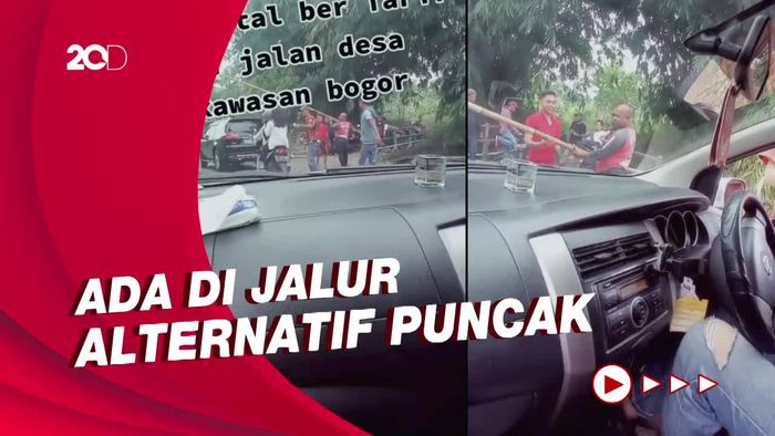 Viral Pungli Modus Buka Tutup Portal Jalan di Bogor