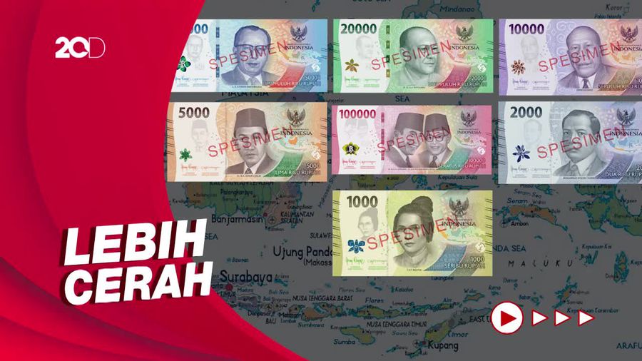 Ini Penampakan Uang Kertas Terbaru, Tokoh Pahlawan Masih Sama