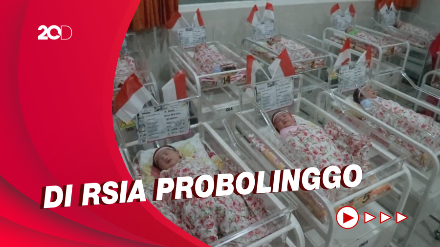 Lahir di 17 Agustus. 16 Bayi Ini Diberi Pernak-pernik Kemerdekaan