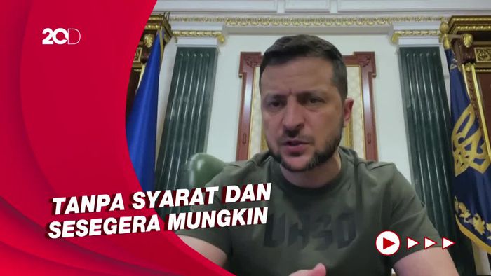 Zelensky Desak Rusia Tarik Diri dari Wilayah Pembangkit Nuklir Ukraina