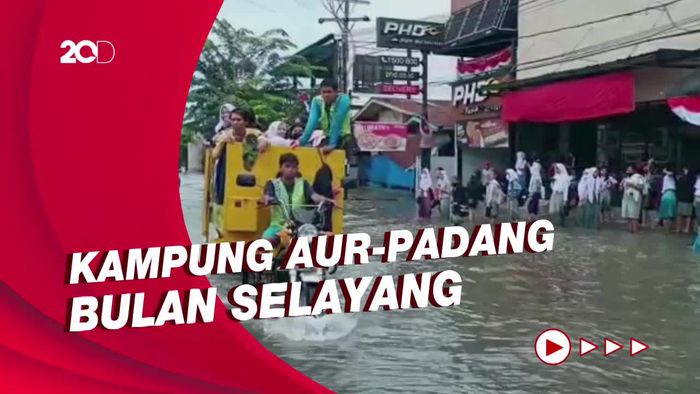 Hujan Deras, Sejumlah Wilayah di Medan Banjir