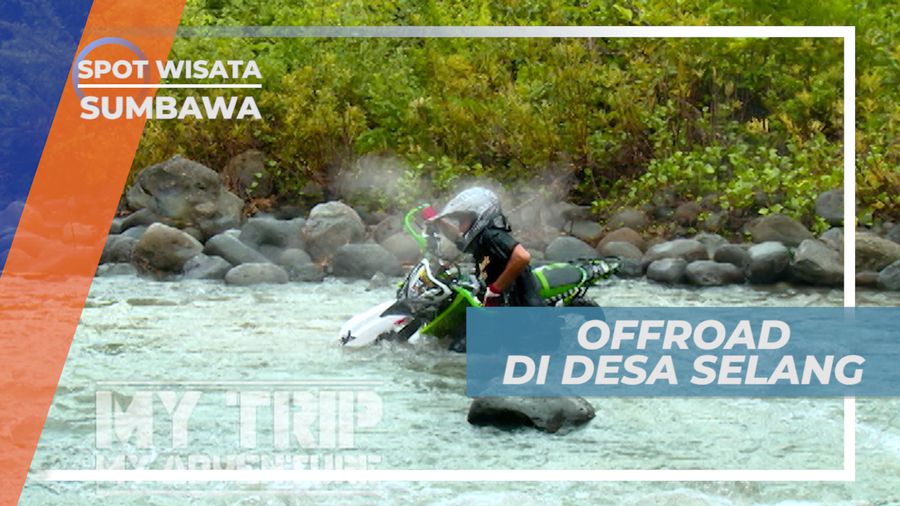 Taklukan Medan Terjal dan Menantang Dengan Motor Trail, Sumbawa