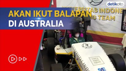 Mahasiswa UI Pamer Mobil Balap Rakitan Sendiri di GIIAS 2022