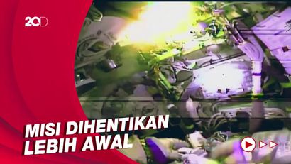 Detik-detik Baju Kosmonaut Rusia Kehilangan Daya di Luar Angkasa