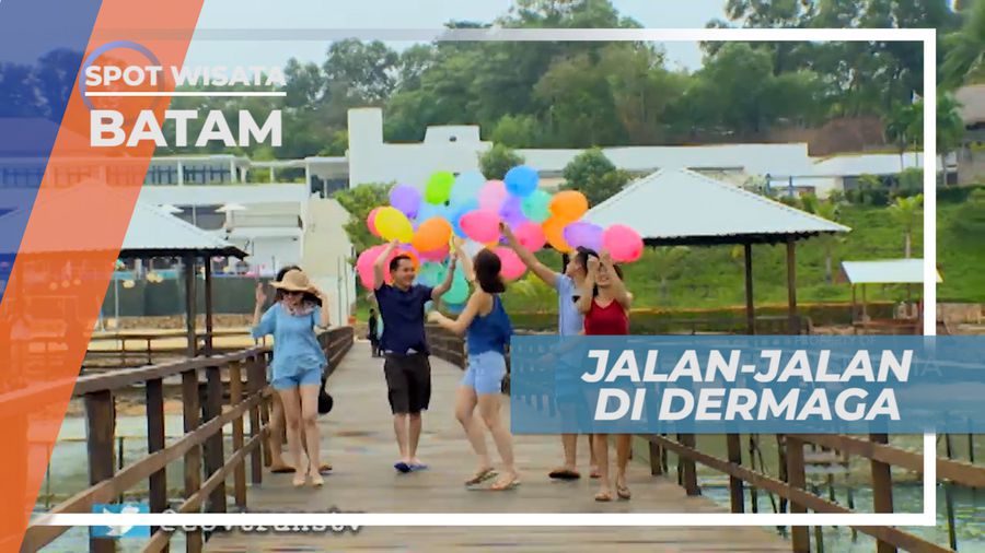 Seru-seruan Menikmati Suasana Alam Pantai Menuju Dermaga, Batam