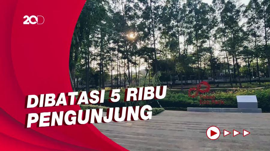 Tebet Eco Park Dibuka Lagi, Ramai Pengunjung di Akhir Pekan