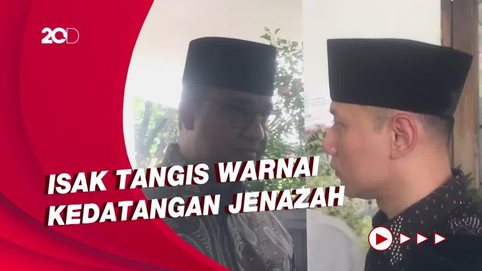 Anies-AHY Melayat ke Rumah Duka Ayah Emil Dardak