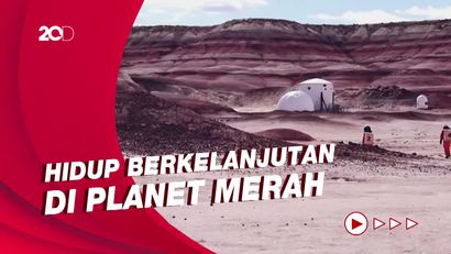 Penampakan Rumah yang Dirancang untuk Hidup di Mars