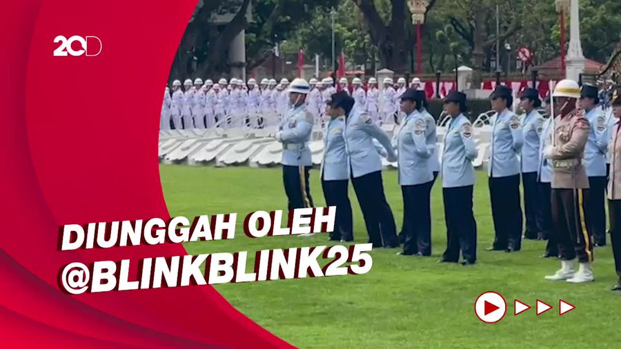 Viral Wanita TNI AU Ambruk Saat Upacara HUT ke-77 RI