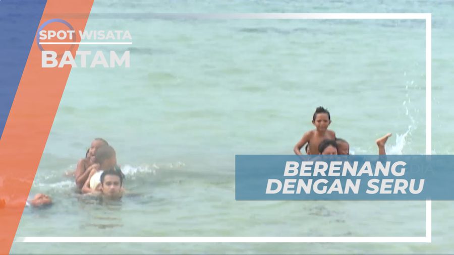 Menikmati Kesegaran Air Pantai Pulau Ranoh, Batam