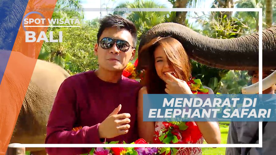 Sky Adventure, Sambutan Hangat Berkalung Bunga di Elephant Safari, Gajah