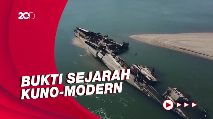 Peninggalan Sejarah yang Tersingkap Usai Gelombang Panas di Eropa