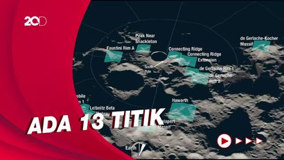 NASA Temukan Lokasi Potensial untuk Pendaratan Misi di Bulan